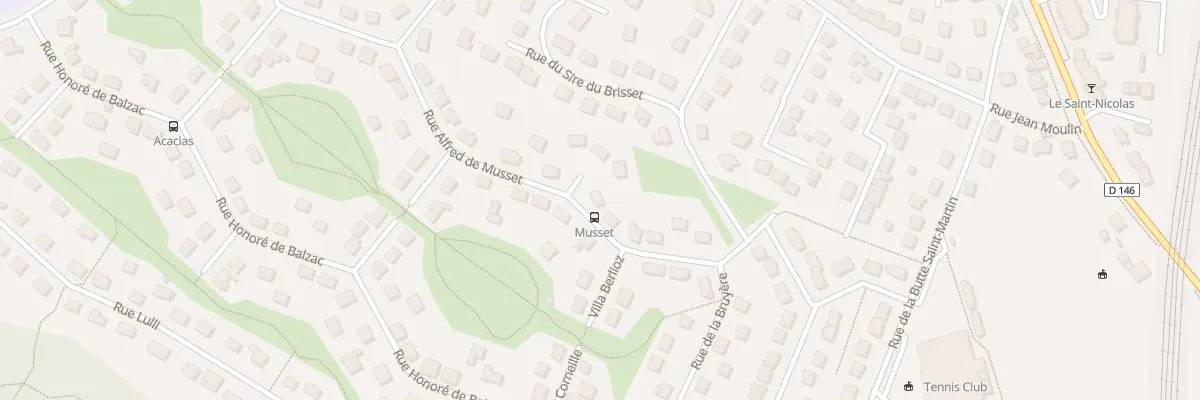 Plan du 45 Rue Alfred de Musset à Étréchy