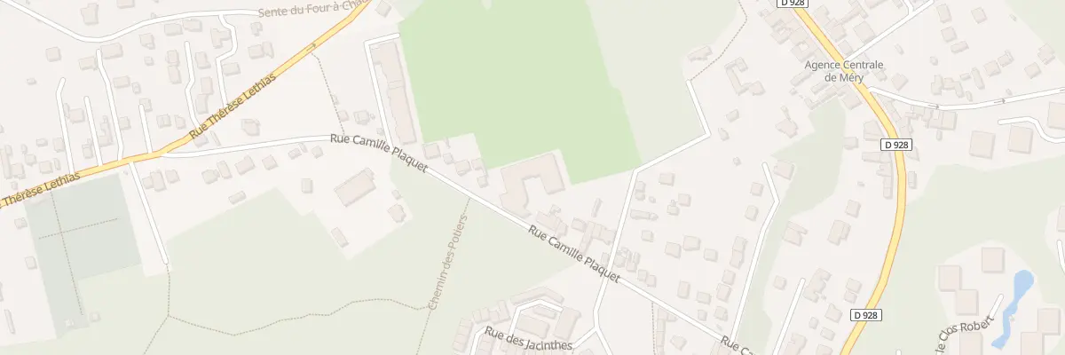 Plan du 30 Rue Camille Plaquet à Méry-sur-Oise