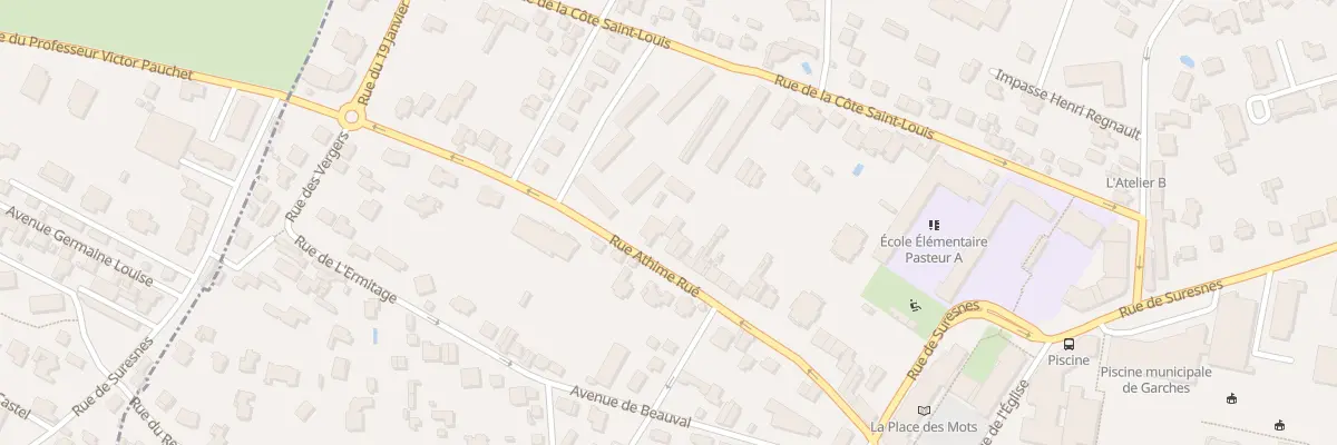 Plan du 50 Rue Athime Rue à Garches
