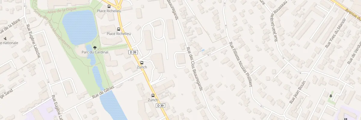 Plan du 16 Rue Clos Beauregards à Rueil-Malmaison