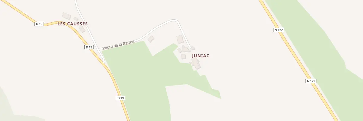 Plan du 5083 Juniac à Quézac