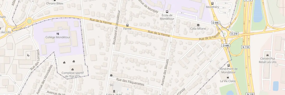 Plan du 10 Rue des Roitelets à Orsay