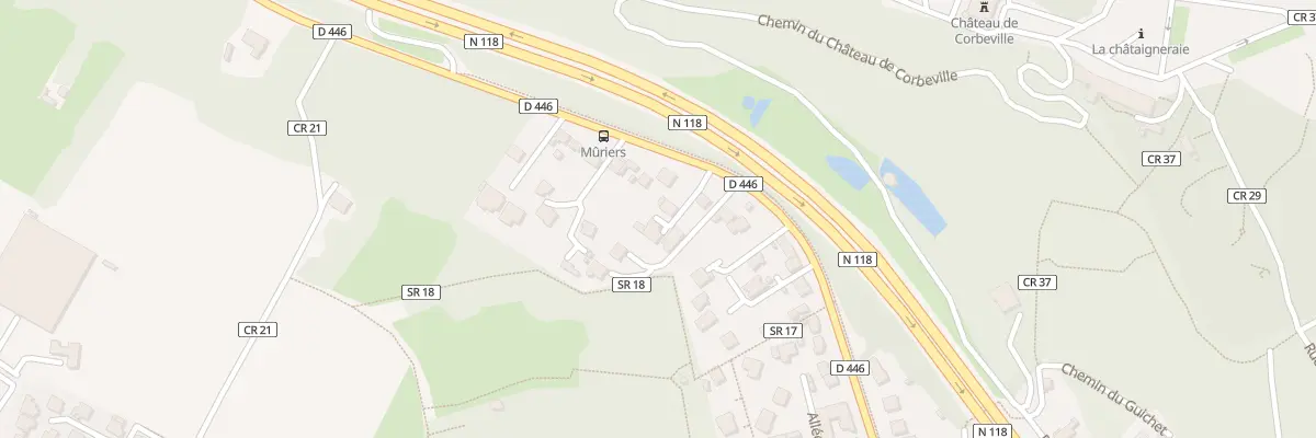Plan du 87 Rue de Versailles à Orsay