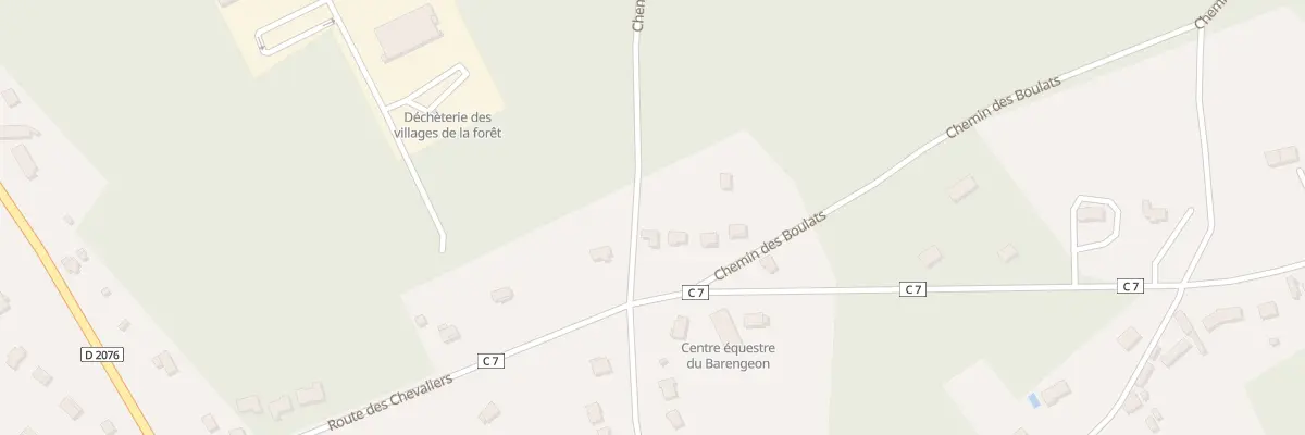 Plan du 373 Rte des Chevaliers à Vignoux-sur-Barangeon