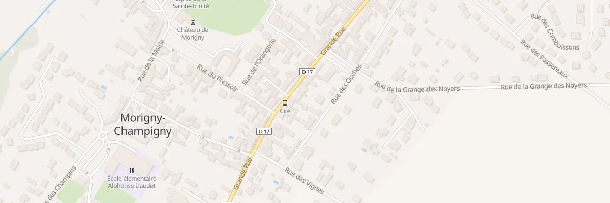 Plan du 22 Grande Rue à Morigny-Champigny