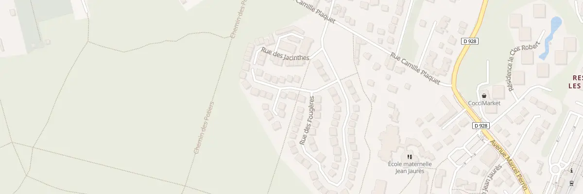 Plan du 2B Rue du Muguet à Méry-sur-Oise