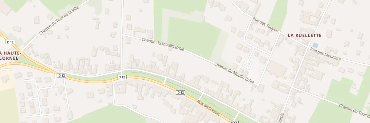 Plan du 444 Rue de Daours à Vignacourt