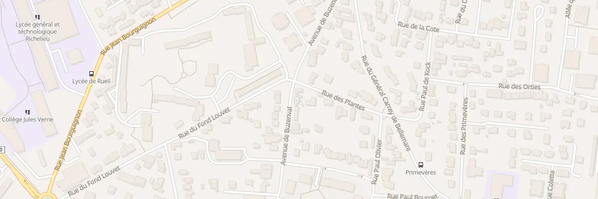 Plan du 35 Av de Buzenval à Rueil-Malmaison