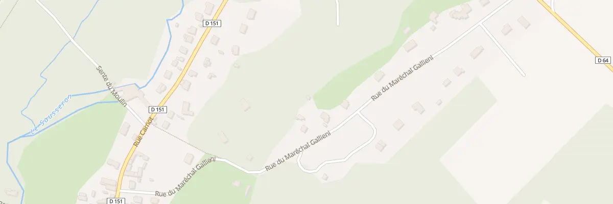 Plan du 14 Rue du Mal Gallieni à Nesles-la-Vallée