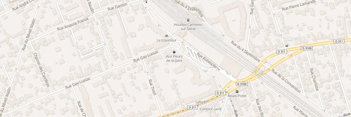 Plan du 1 Rue Gay-lussac à Houilles