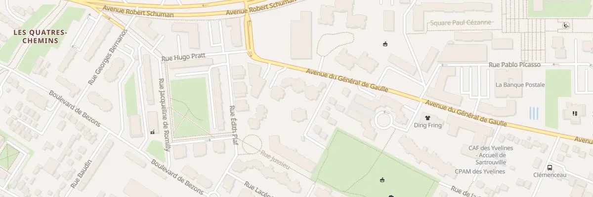 Plan du 130 Av du General de Gaulle à Sartrouville