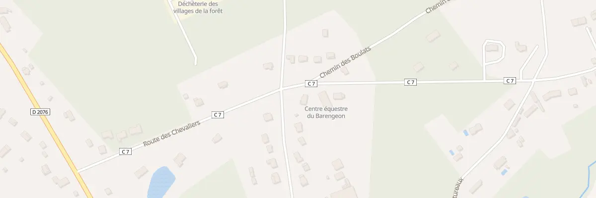 Plan du 380 Rte des Chevaliers à Vignoux-sur-Barangeon