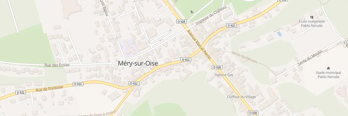 Plan du 8B Rue de Pontoise à Méry-sur-Oise