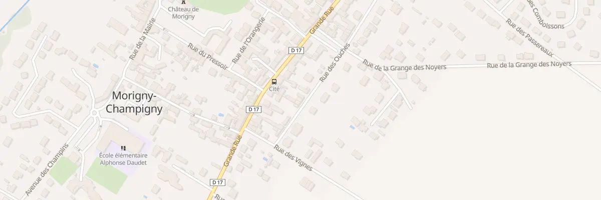 Plan du 11 Rue des Ouches à Morigny-Champigny