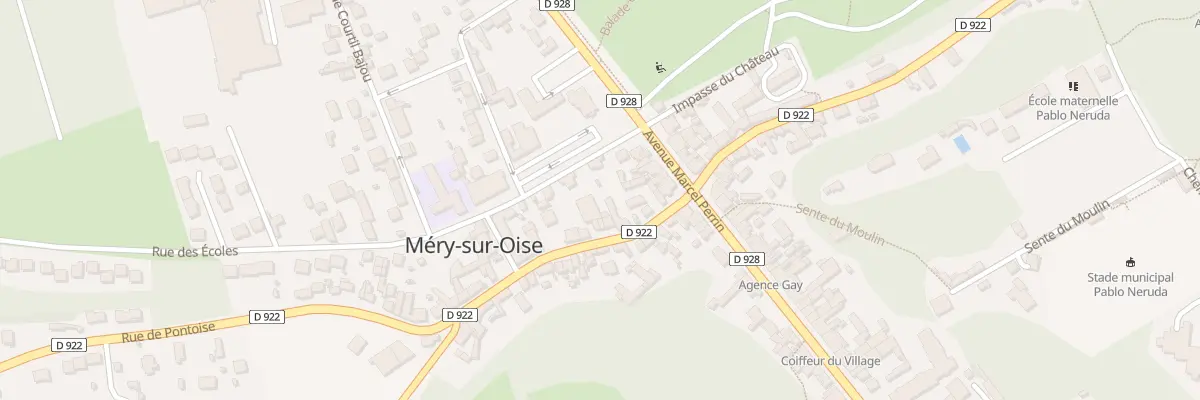 Plan du 8 Rue de Pontoise à Méry-sur-Oise