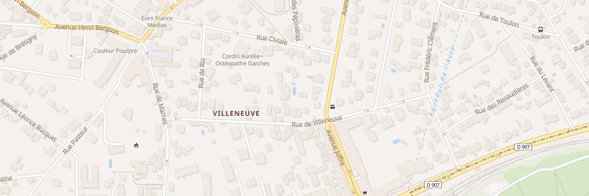 Plan du 20 Rue de Villeneuve à Garches