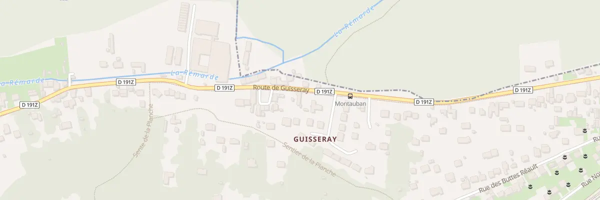 Plan du 69 Rte de Guisseray à Breuillet