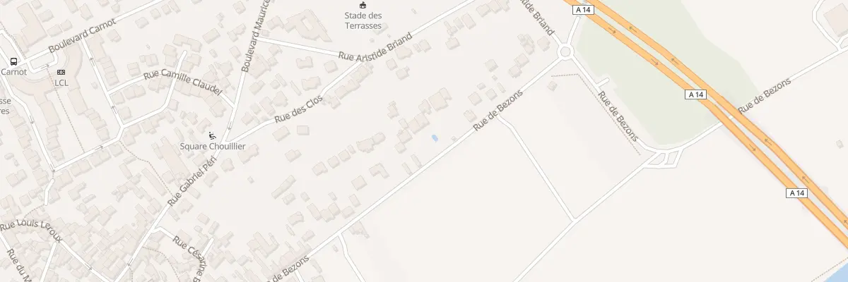 Plan du 95 Rue de Bezons à Carrières-sur-Seine