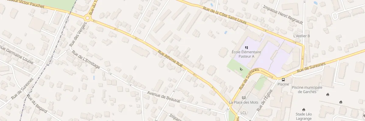 Plan du 40B Rue Athime Rue à Garches