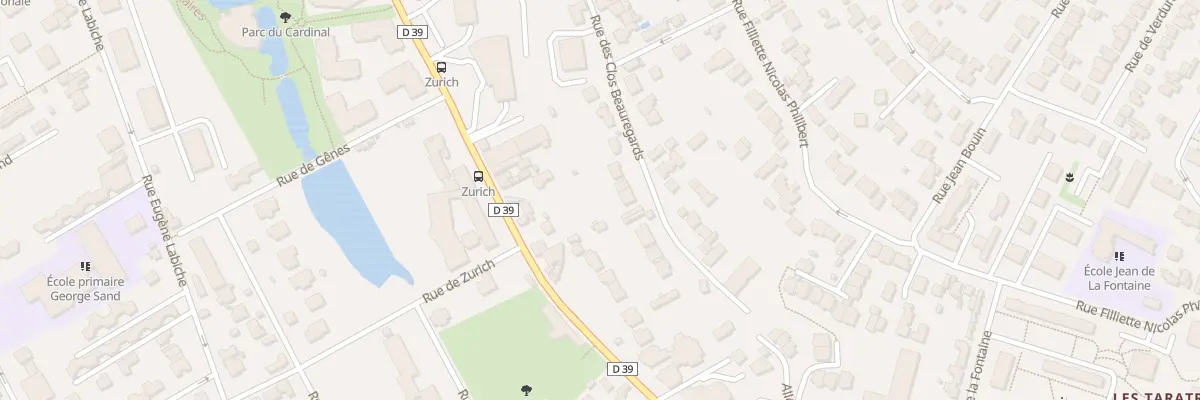Plan du 28 Rue Clos Beauregards à Rueil-Malmaison