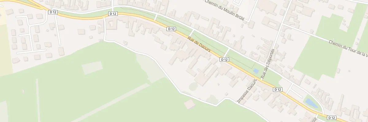 Plan du 349 Rue de Daours à Vignacourt