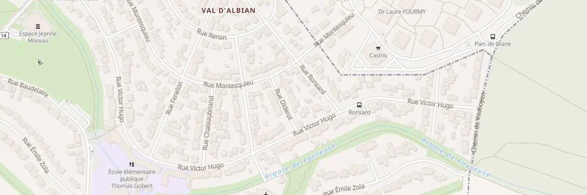Plan du 3B Rue Diderot à Saclay