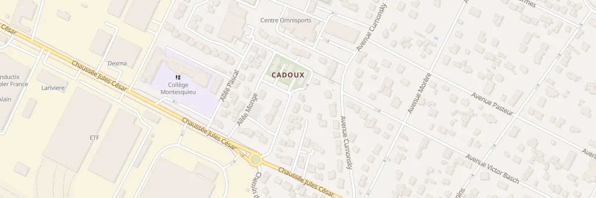 Plan du 10 Voie Cadoux à Beauchamp