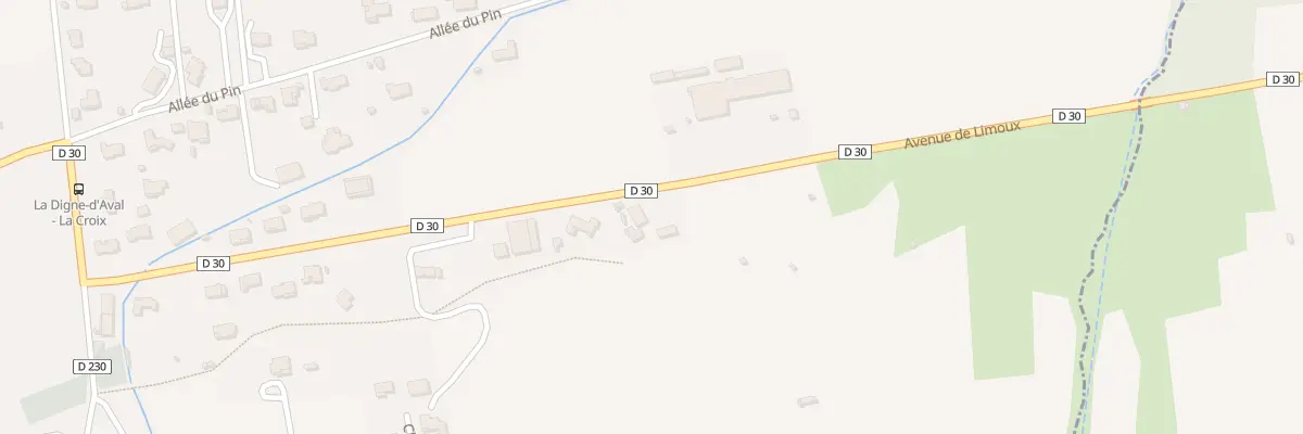 Plan du 2 Av de Limoux à La Digne-d’Aval