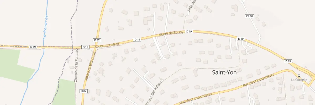 Plan du 18 Rte de Boissy à Saint-Yon
