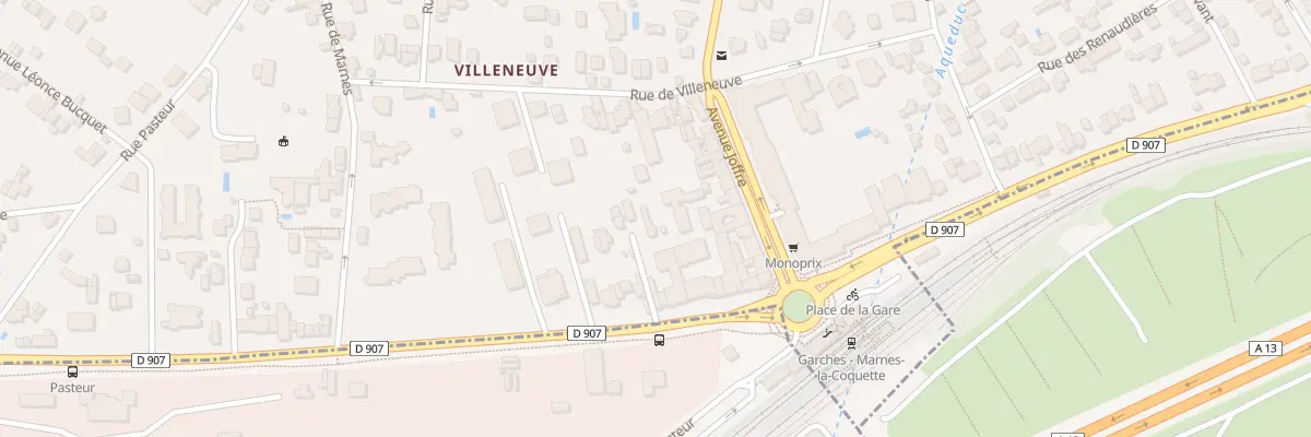 Plan du 47 Rue de Villeneuve à Garches