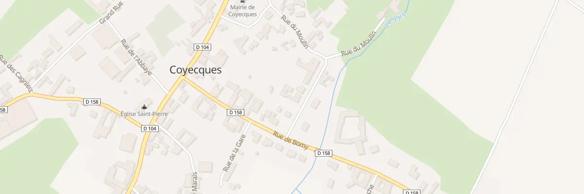 Plan du 10 Rue du Moulin à Coyecques