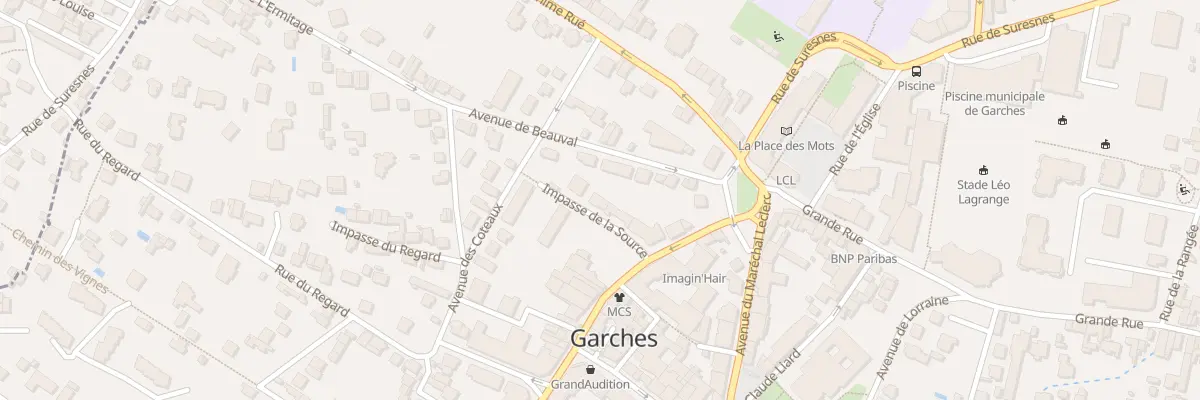 Plan du 6 Imp de la Source à Garches