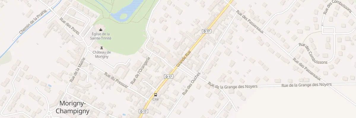 Plan du 39 Grande Rue à Morigny-Champigny