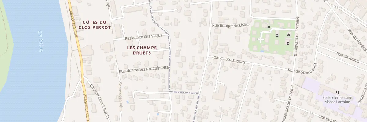 Plan du 56 Rue Rouget de l’Isle à Cormeilles-en-Parisis