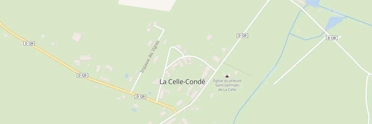 Plan du 10 Rte Ancienne Gare à La Celle-Condé