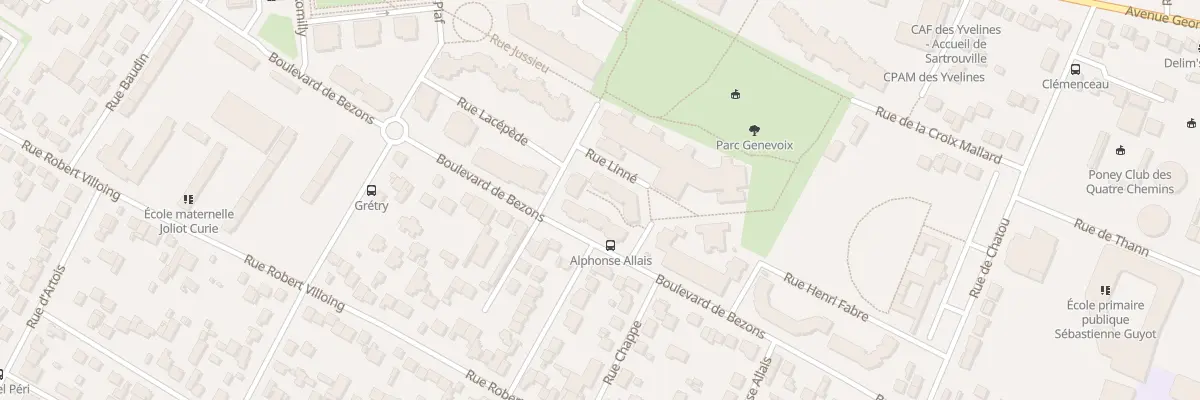 Plan du 4 Rue Linne à Sartrouville