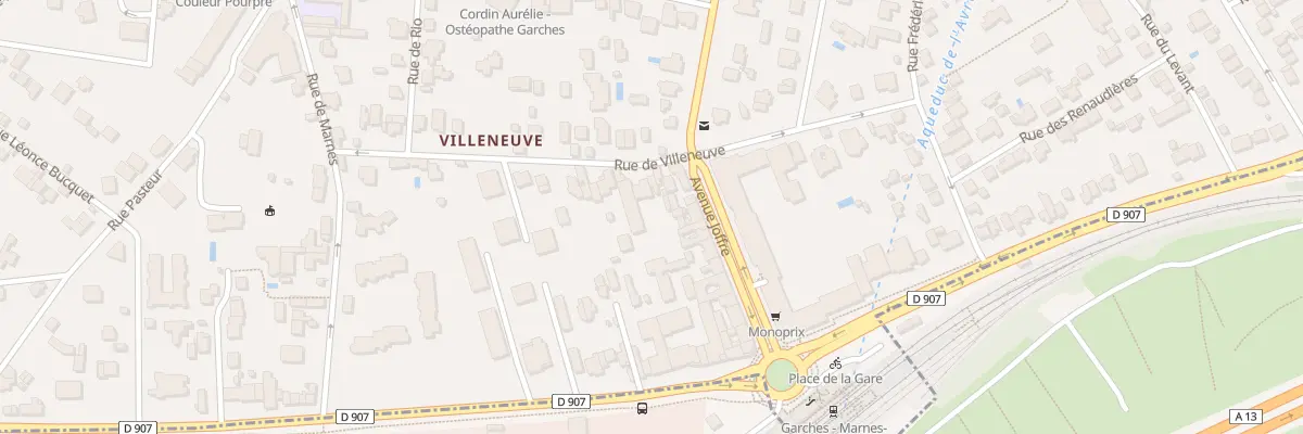 Plan du 43 Rue de Villeneuve à Garches