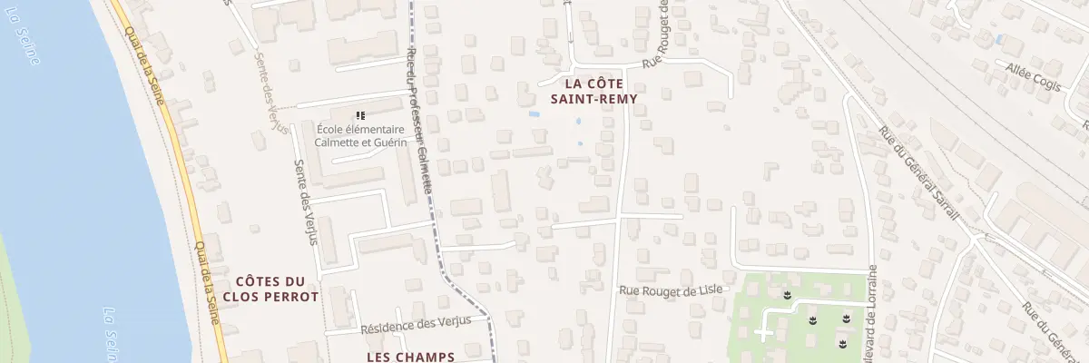 Plan du 30 Rue Rouget de l’Isle à Cormeilles-en-Parisis