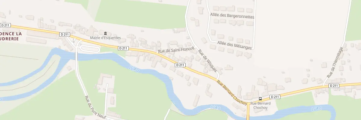 Plan du 852 Rue Bernard Chochoy à Esquerdes
