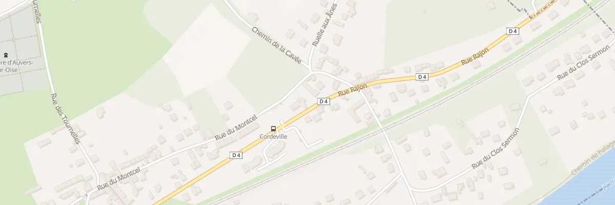 Plan du 24 Rue Rajon à Auvers-sur-Oise