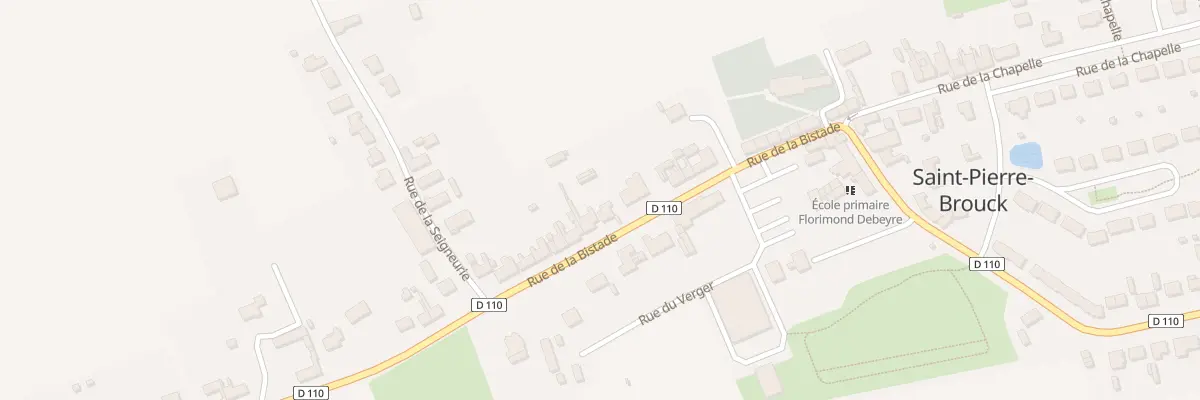 Plan du 198 Rue de la Bistade à Saint-Pierre-Brouck