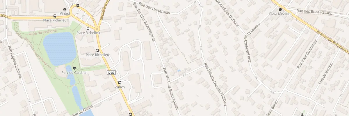 Plan du 33 Rue Clos Beauregards à Rueil-Malmaison