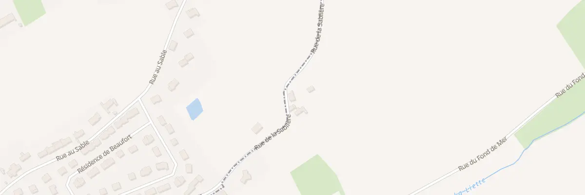 Plan du 52 Rue de la Sablière à Serques