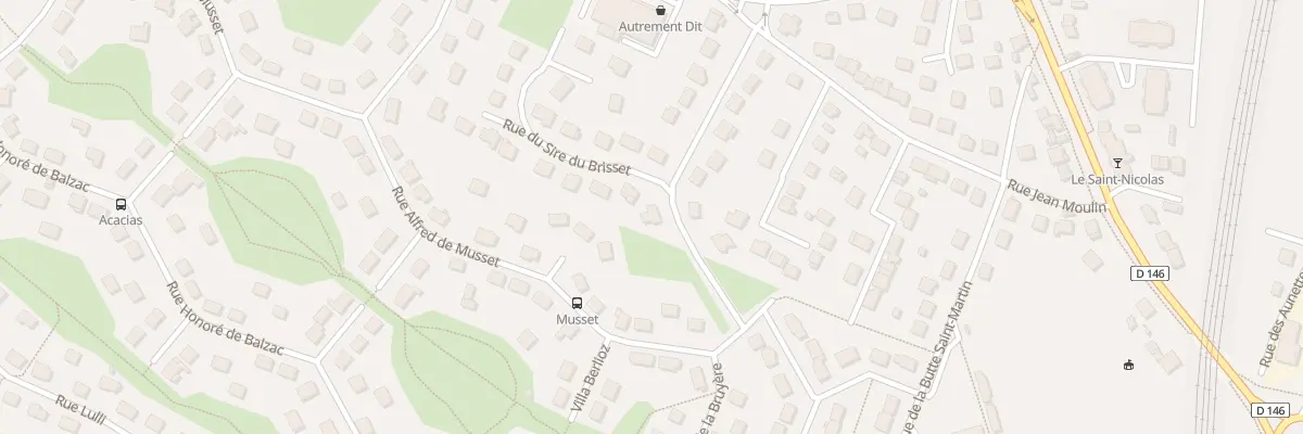 Plan du 1 Rue du Sire de Brisset à Étréchy