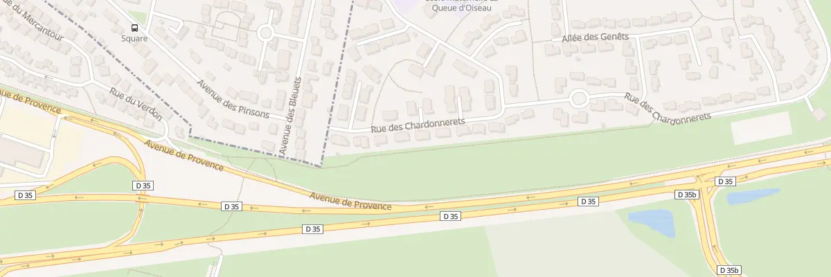 Plan du 50 Rue des Chardonnerets aux Ulis