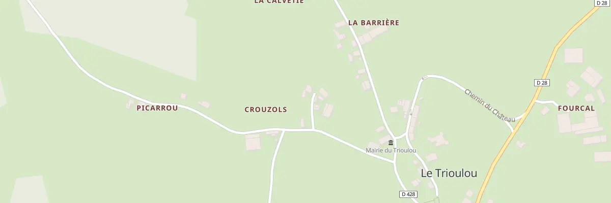 Plan du 5037 La Barriere au Trioulou