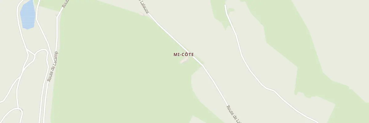 Plan du 5360 Mi Cote à Laroquebrou