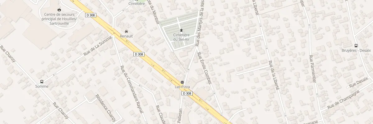Plan du 9 Rue des Martyrs de la Resistan à Houilles