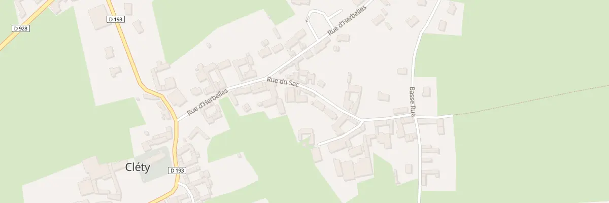 Plan du 2 Rue du Sac à Cléty