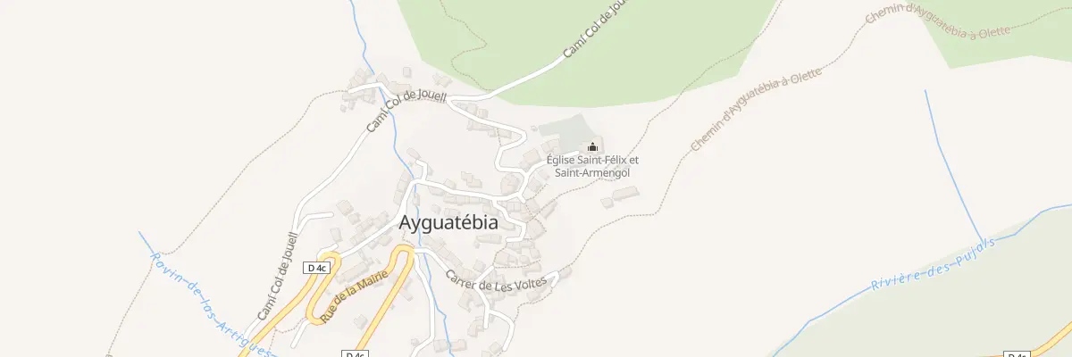 Plan du 32B Le Village d’Ayguatebia à Ayguatébia-Talau